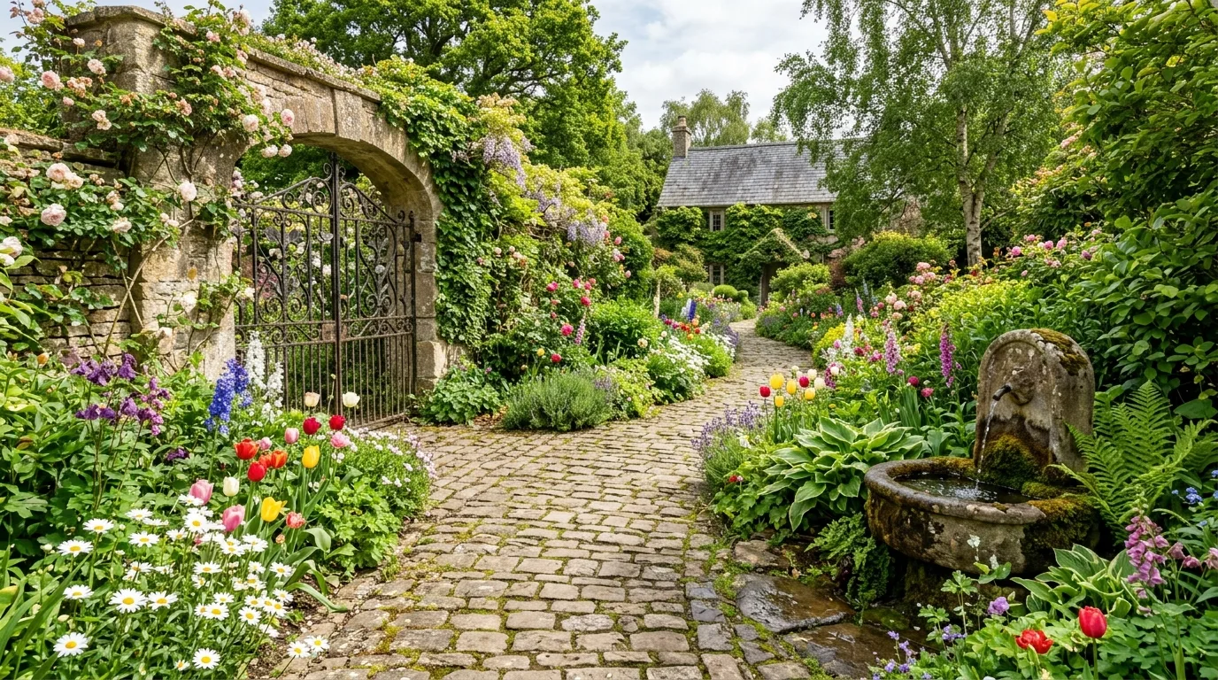 Vintage Wrought Iron Gate